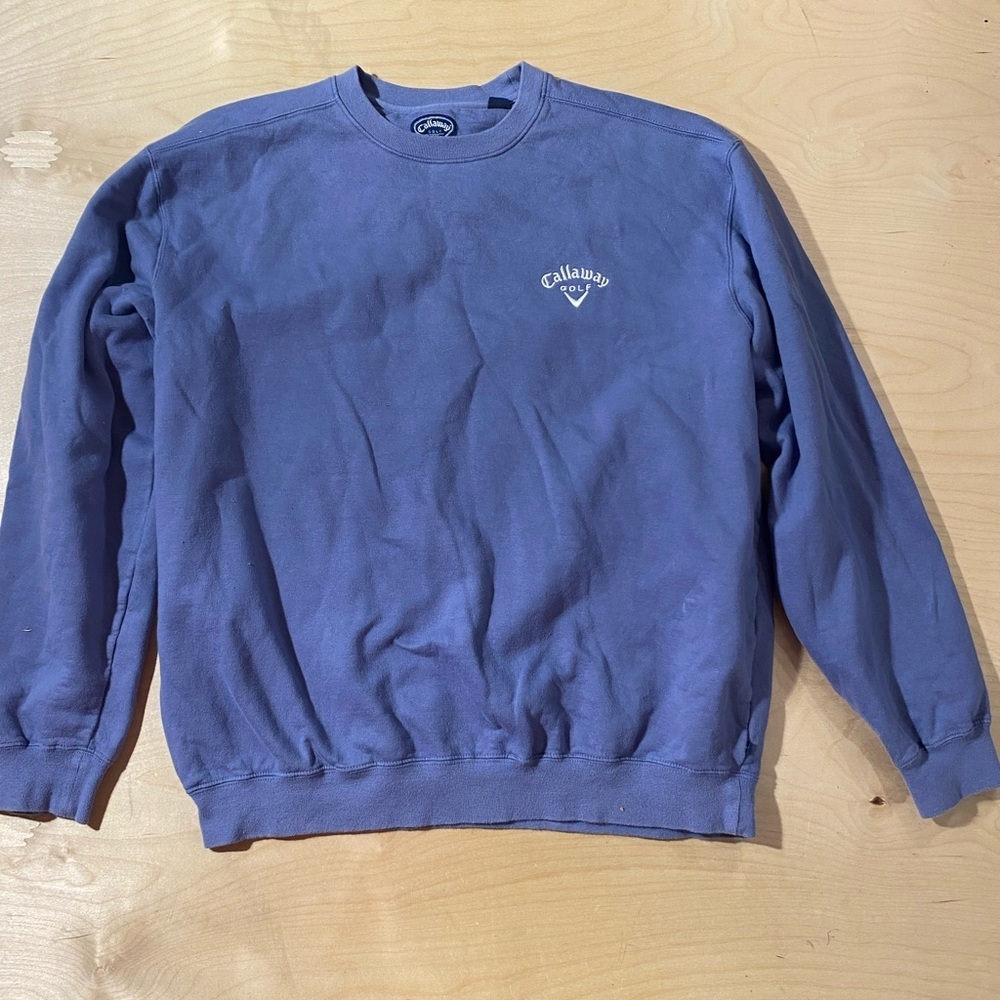 Callaway Golf Men's Blue Sweatshirt Large (PQ)